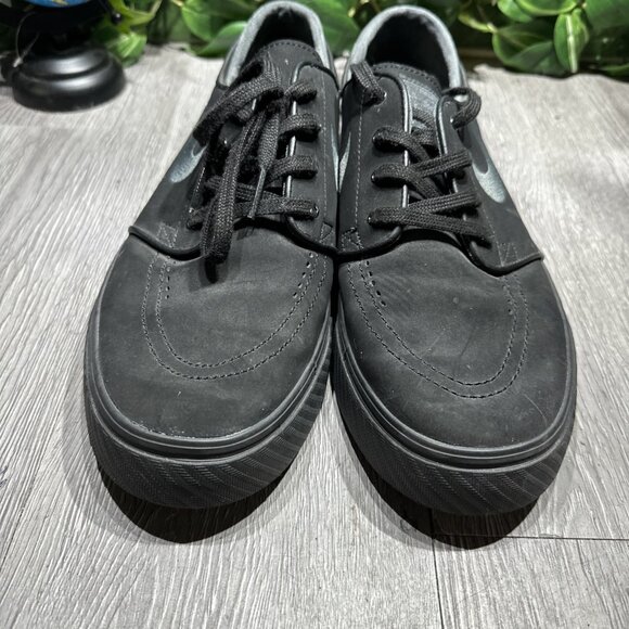 Nike SB Zoom Stefan Janoski Leather Sneaker 633014-022 - Black - 11 main image 8